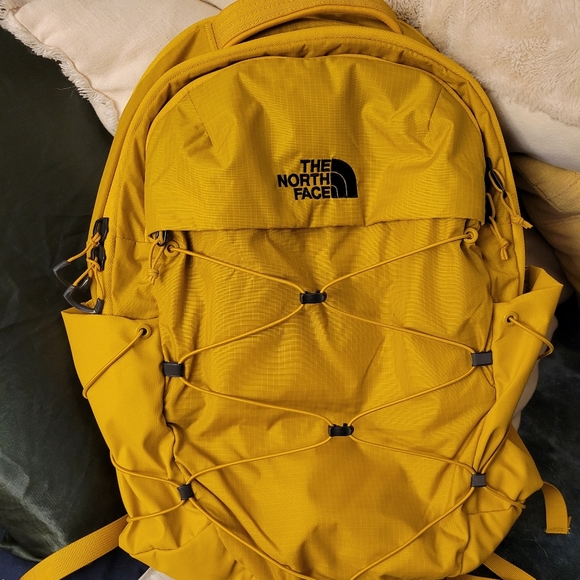 Yellow Northface Borealis Backpack 